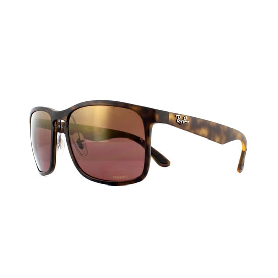 Ray-Ban Sunglasses RB4264 894/6B Matte Havana Brown Polarized Mirror Chromance