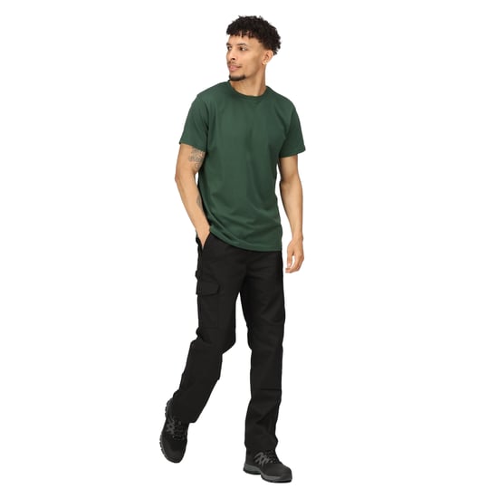 Regatta Mens Pro Cotton Soft Touch T-Shirt (Dark Green)
