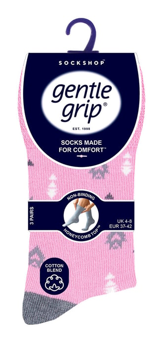 Gentle Grip - Calcetines no elásticos Gentle Grip 6 pares - SOLRH205 - Image 2