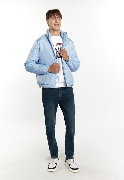Mo Light quilted jacket Men ice blue - Image 2