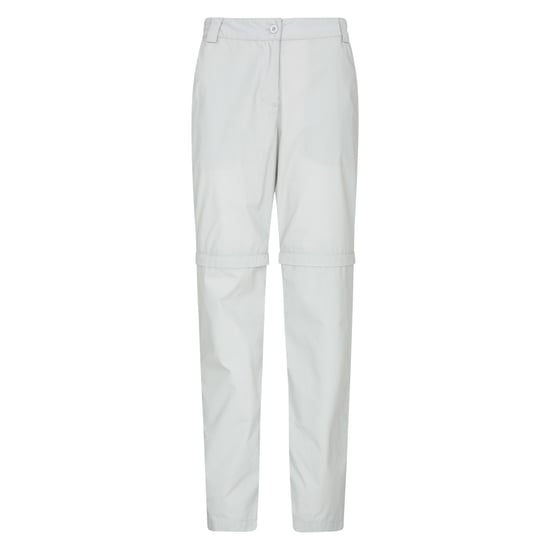 Mountain Warehouse Womens/Ladies Quest Zip-Off Hiking Trousers (Light Grey) - Image 1
