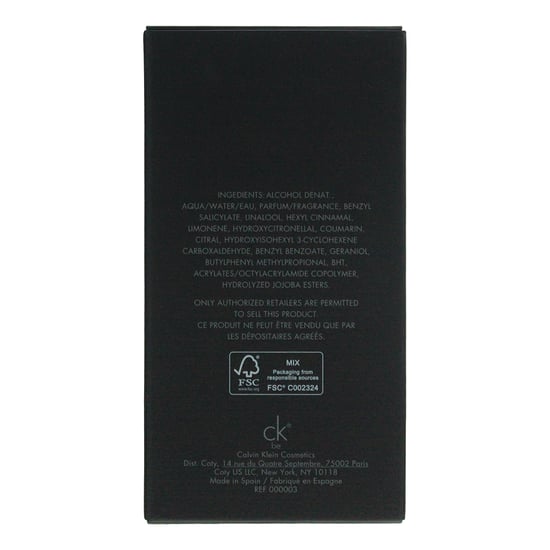 Calvin Klein CK Be Eau de Toilette 100ml Spray Unisex