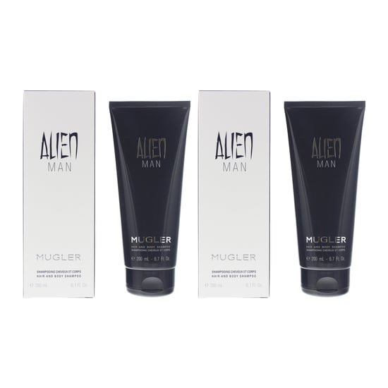 Mugler Alien Man Hair & Body Shampoo 200ml x 2