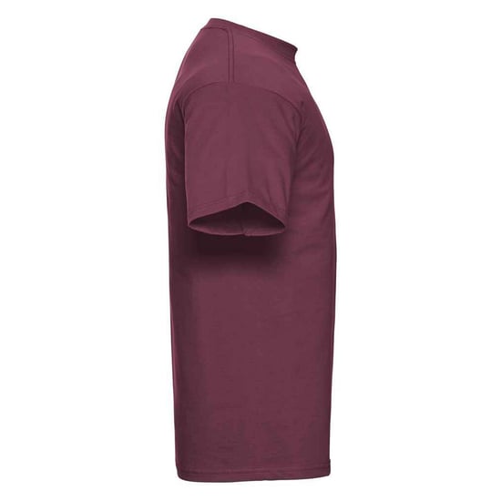 Russell Mens Ringspun Cotton Classic T-Shirt (Burgundy) - Image 3