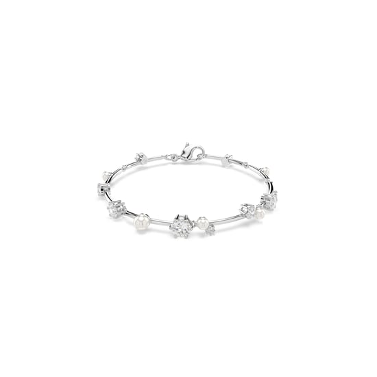 Swarovski 'Constella Bars' Women's Base Metal Bracelet - Silver 5707511 - Image 1