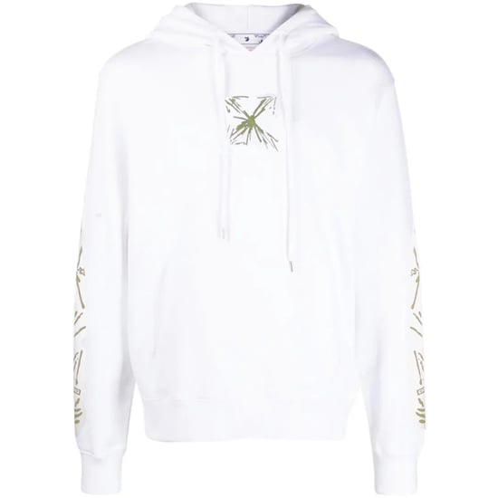 Off-White Splash Arrow sudadera con capucha blanca - Image 1