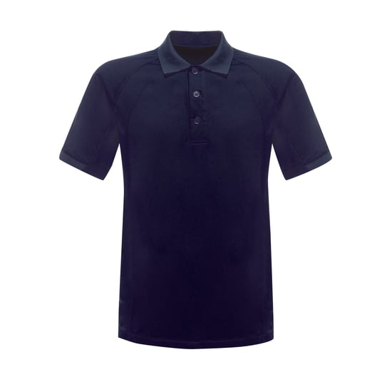 Regatta Professional Mens Coolweave Short Sleeve Polo Shirt (Navy)