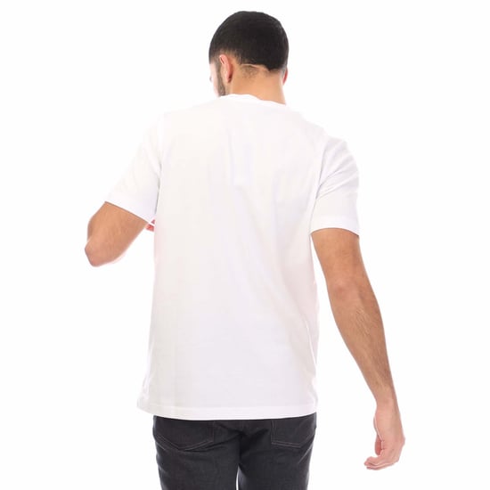 Camiseta Blanca Brillante Con El Logotipo Monocromático De Diesel - Image 3