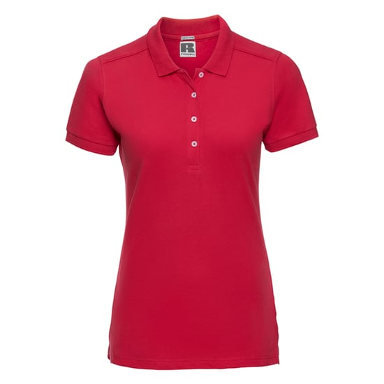 Russell Womens/Ladies Stretch Fitted Polo Shirt (Classic Red) - Image 1