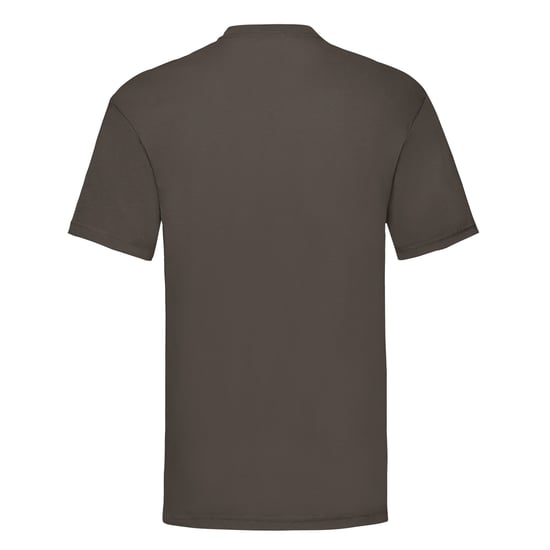 Fruit of the Loom Unisex Adult Valueweight T-Shirt (Chocolate) - Image 2