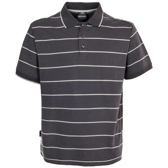 Trespass Mens Samani Short Sleeve Striped Polo Shirt - Image 1