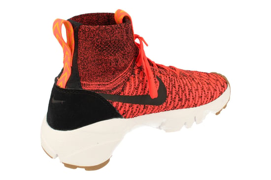 Nike Air Footscape Magista Flyknit Mens Red Trainers - Image 3