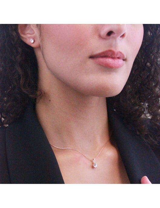 Conjuntos Kristine - Oro rosa y cristal - Image 2