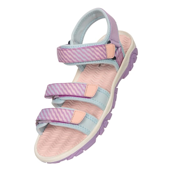 Mountain Warehouse Childrens/Kids 3 Touch Fastening Strap Sandals (Purple) - Image 6