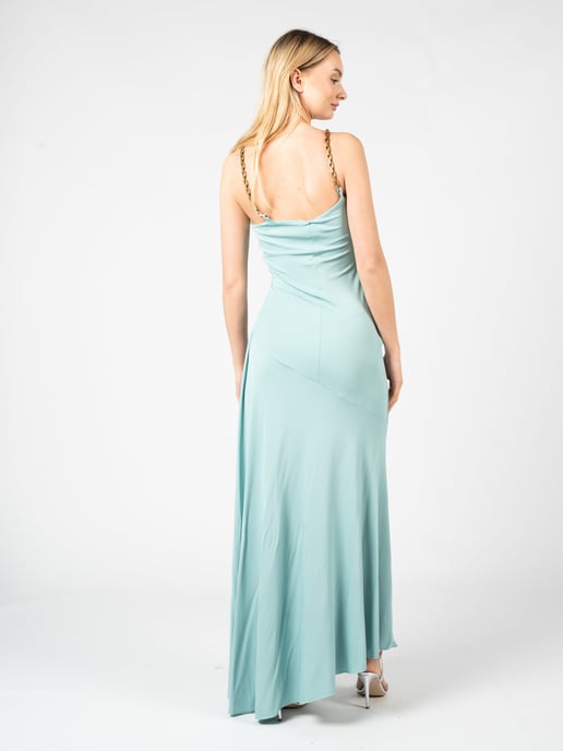 Pinko Vestido Soncino de mujer verde - Image 4