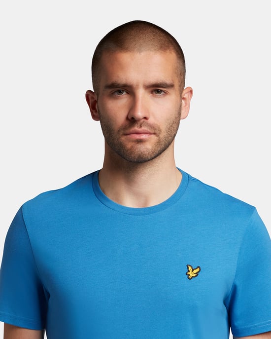Camiseta Básica Lyle & Scott en Azul - Image 4