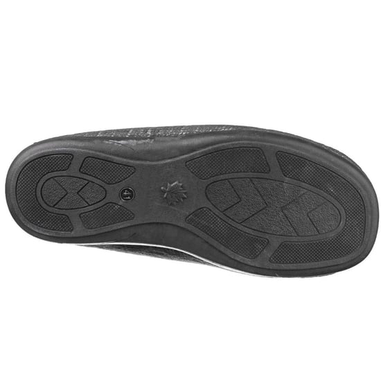 Cotswold Mens Stanley Moc Toe Full Slipper (Black)