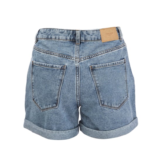 Shorts de mezclilla de tiro alto sueltos Vero Moda Zuri para mujer en denim - Image 2