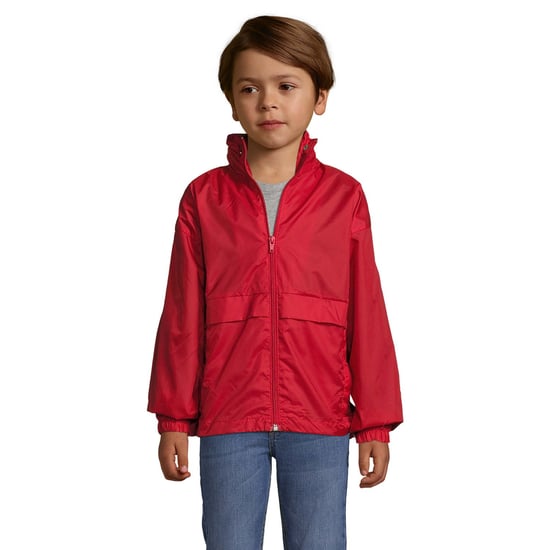 SOLS Childrens/Kids Surf Windbreaker (Red) - Image 1