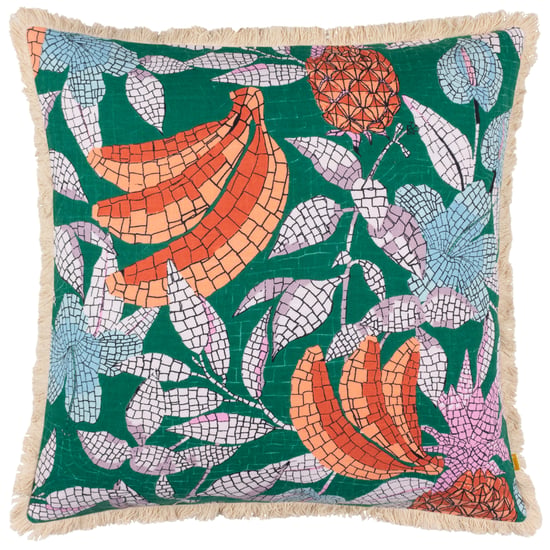 furn. Funda de Cojín Cíprica Floral Mosaico - Image 1
