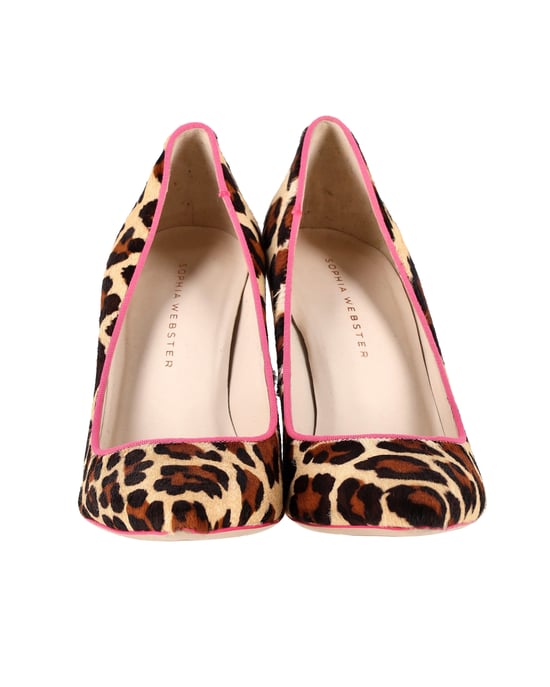 Sophia Webster Rio Pumps In Animal Print Ponyhair - Image 5