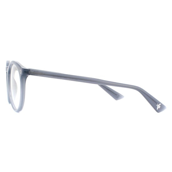 Montura de Gafas Gucci GG0121O 005 Ópalo Gris Hombres Mujeres - Image 3