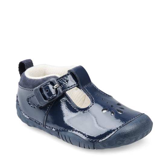 Start-Rite Baby Bubble Navy Patent Leather Pre Walker Shoes