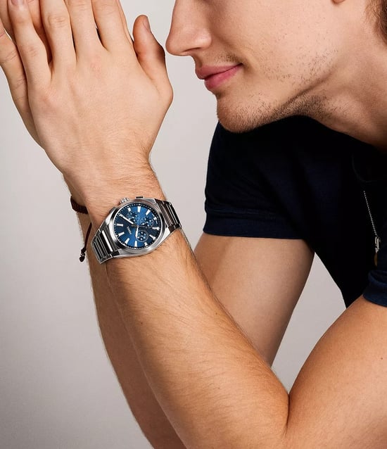 Fossil Everett Men's Silver Watch FS6104