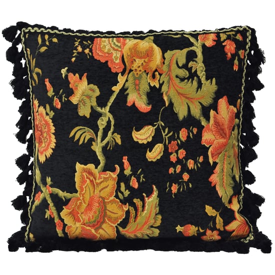 Funda de Cojín con Borlas Floral Fairvale de Paoletti - Image 1