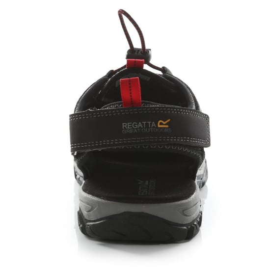 Regatta Mens Westshore III Walking Shoes (Black/True Red)