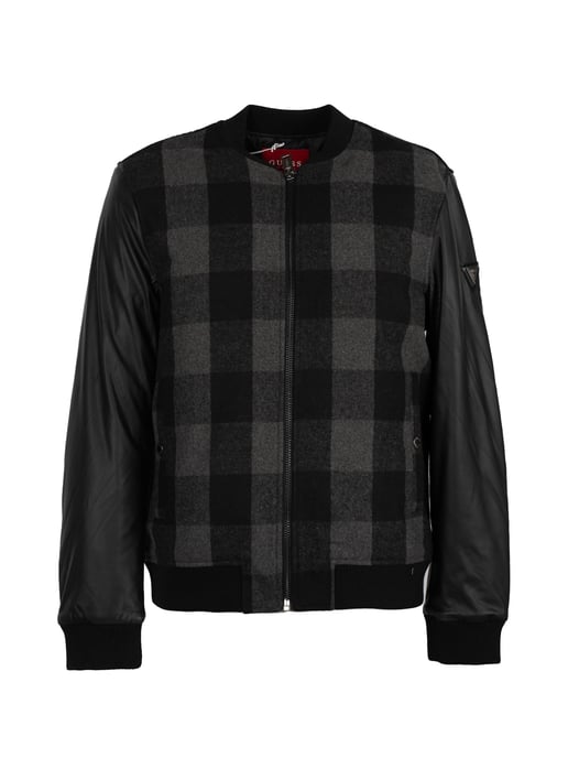 Guess Chaqueta Andy Bomber Hombre Negro - Image 1