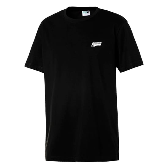 Puma Multiple Logo Graphic Mens T-Shirt Black Top 578158 01