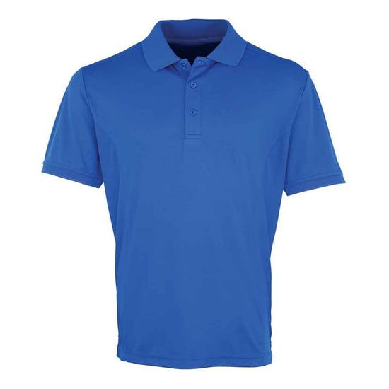 Premier Mens Coolchecker Pique Polo Shirt (Royal Blue) - Image 1