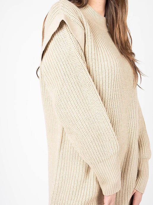 Silvian Heach Dress Woman's Beige