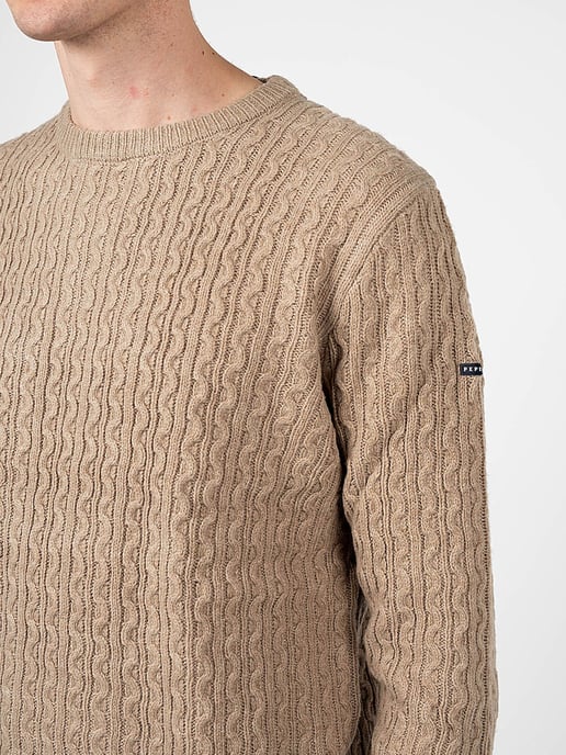 Pepe Jeans Suéter New Jules del hombre beige, beige - Image 5