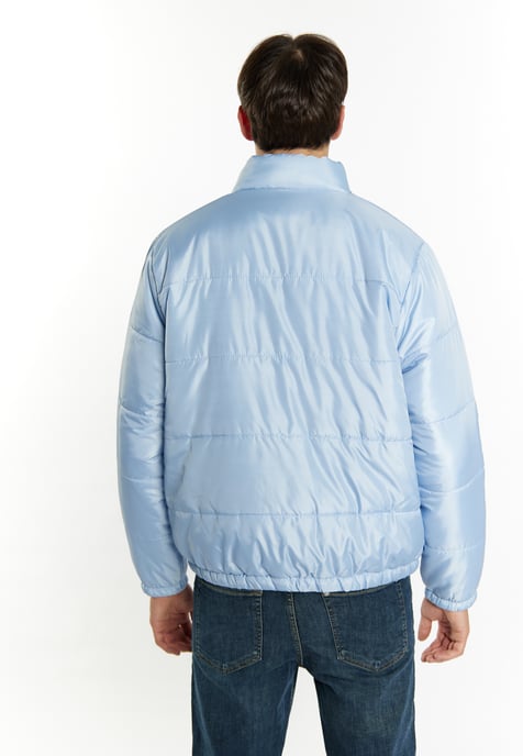 Mo Light quilted jacket Men ice blue - Image 4