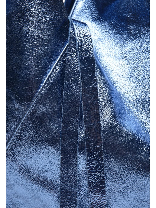 Isabella Rhea SS22 IR 8052 Blue Leather Bag - Image 3