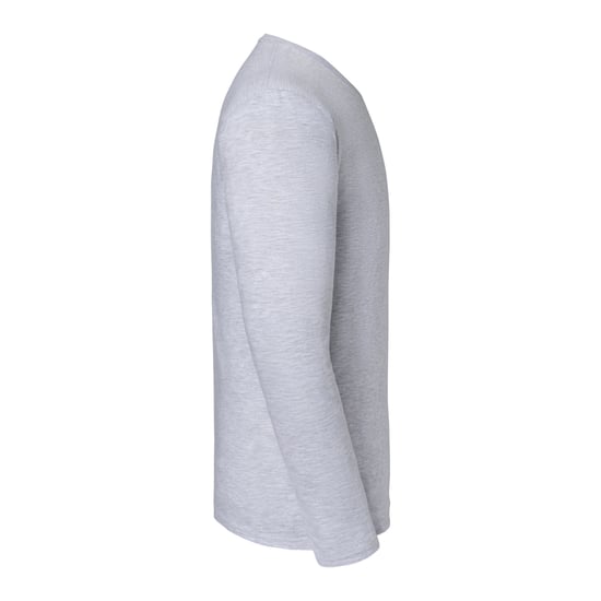 Fruit of the Loom Mens Iconic Premium Long-Sleeved T-Shirt (Heather Grey) - Image 3