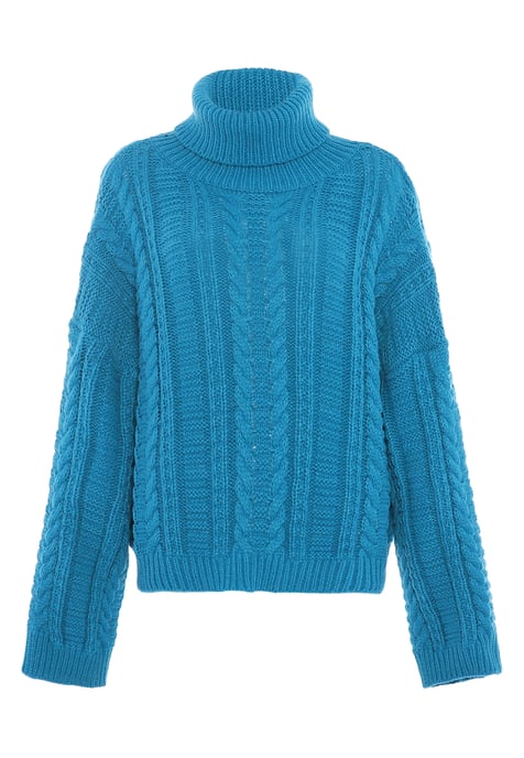 Mymo sweater women turquoise - Image 1