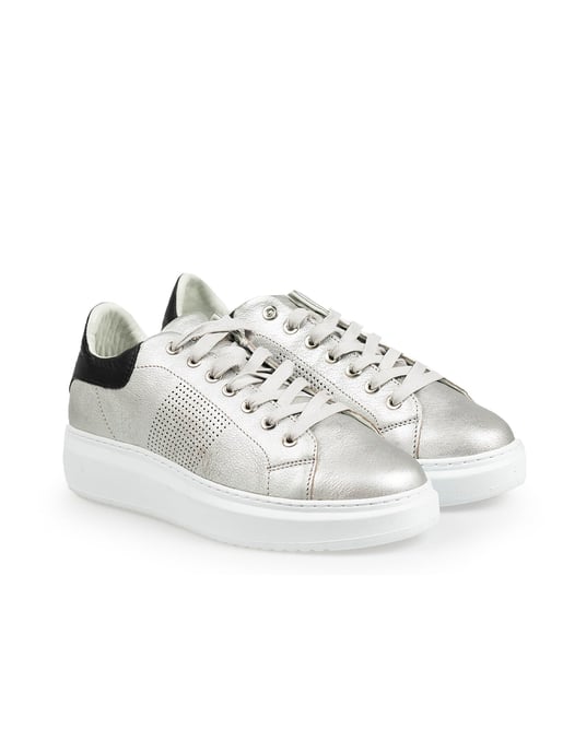 Baldinini Zapatilla Mujer Plata - Image 2