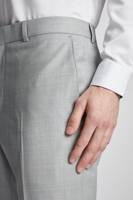 Antila Cool Grey Semi Plain Trousers