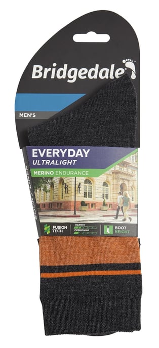 Bridgedale - Calcetines para hombre Liner Base Layer Merino - Grafito - Image 2
