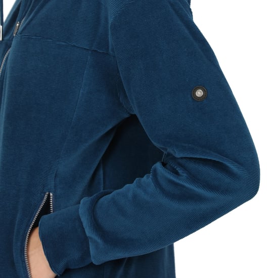 Regatta Womens/Ladies Velour Full Zip Fleece Jacket (Blue Opal)