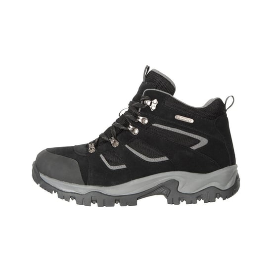 Mountain Warehouse Mens Voyage Suede Waterproof Boots (Black) - Image 3