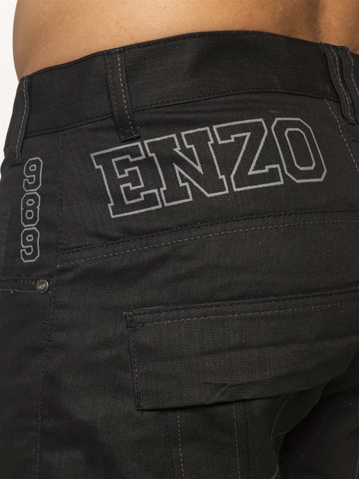 Enzo | Vaqueros de combate para hombre - Negro - Image 4