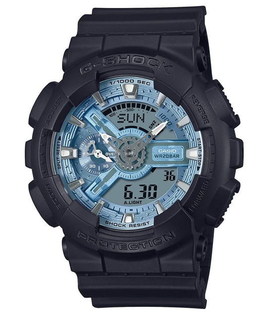 Casio G-shock Men's Black Watch GA-110CD-1A2ER - Image 1