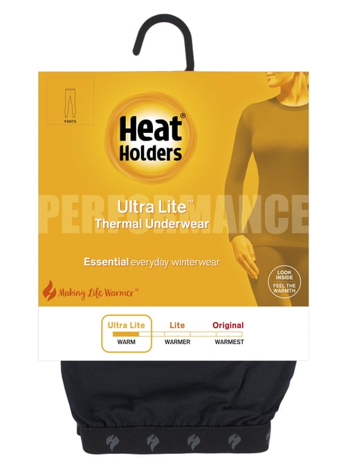 Heat Holders - Ladies Long John Thermal Bottoms | Lightweight | Fleece Lined - Warm - Ultra Lite - Image 2