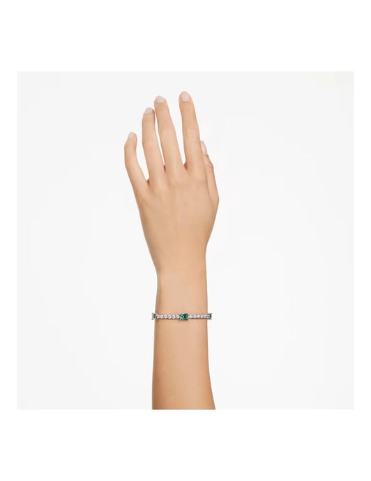 Swarovski 'Matrix' Women's Base Metal Bracelet - Silver 5666422 - Image 5