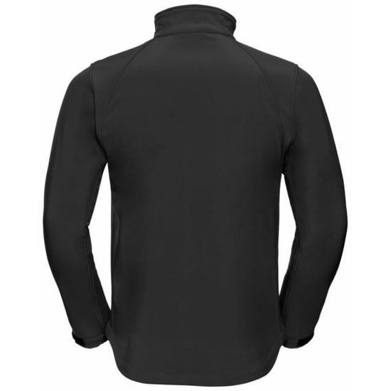 Russell Mens Water Resistant & Windproof Softshell Jacket (Black) - Image 2