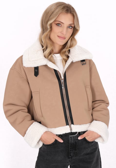 Dreimaster Jacket women camel - Image 3